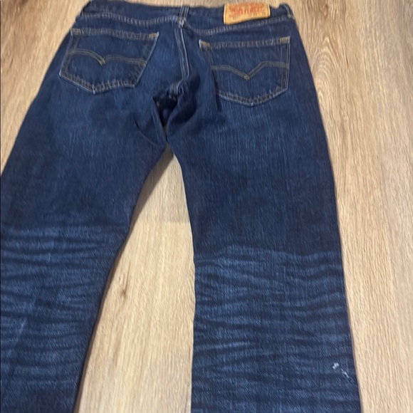 Levi's 527 Slim Bootcut Jeans Dark Wash Mens Size 30 X 36 - Picture 11 of 12